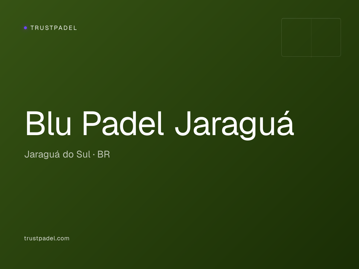 Blu Padel Jaraguá padel club