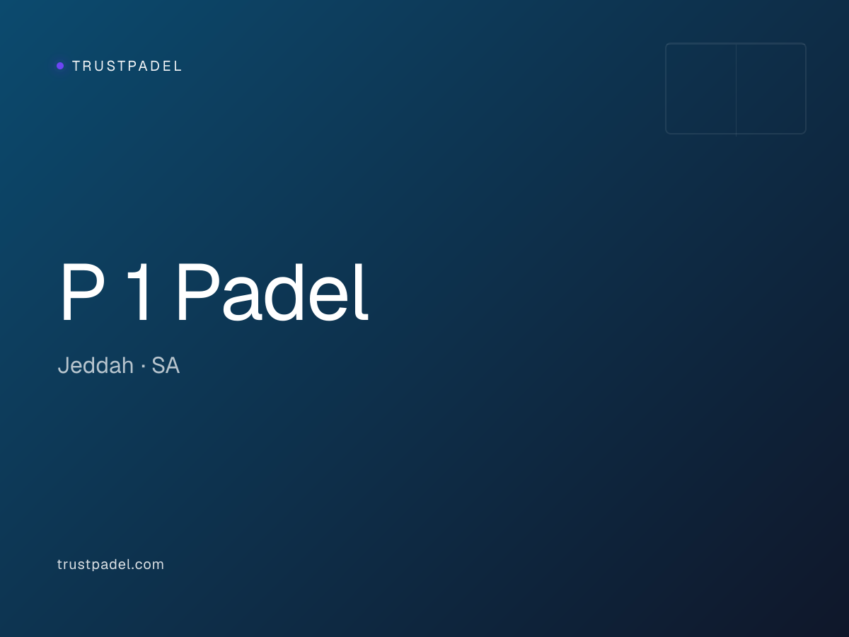 P 1 Padel padel club