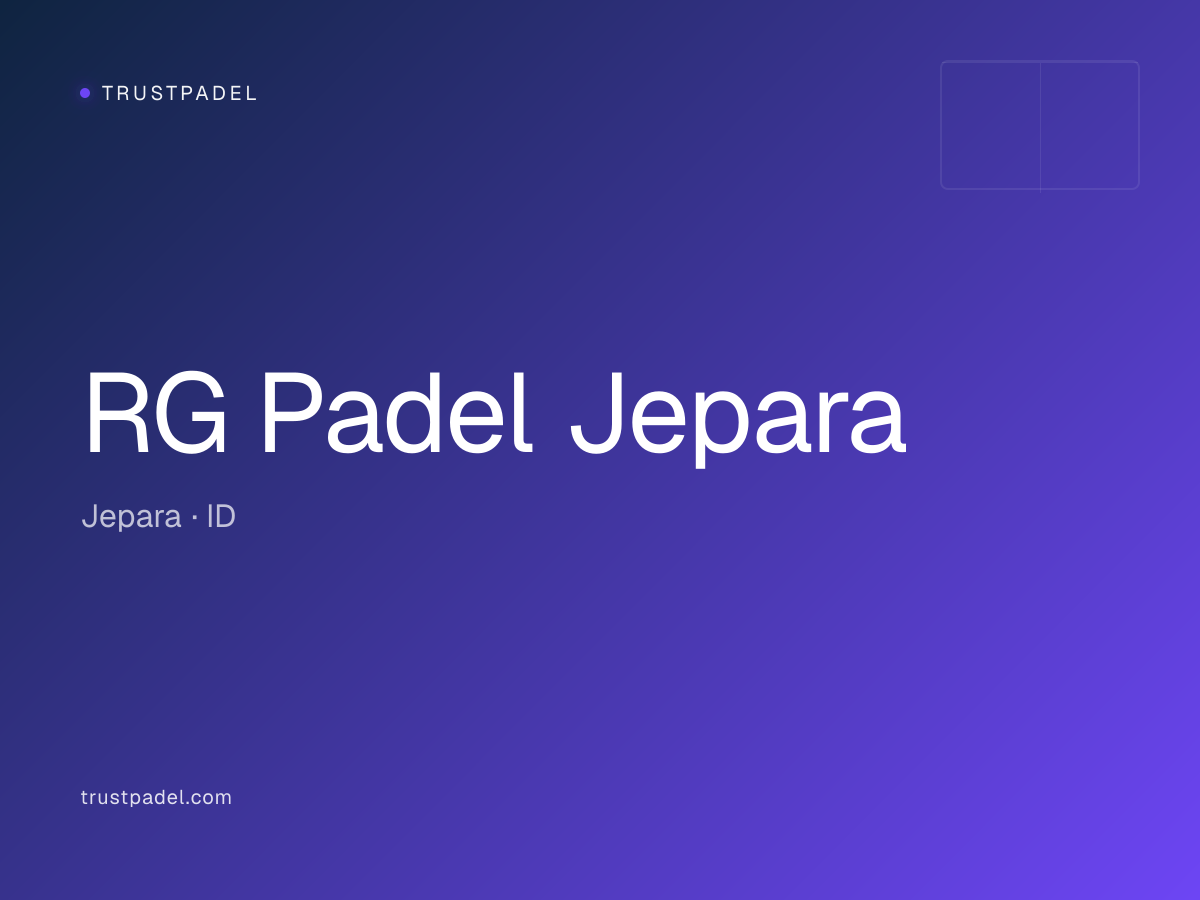RG Padel Jepara padel club