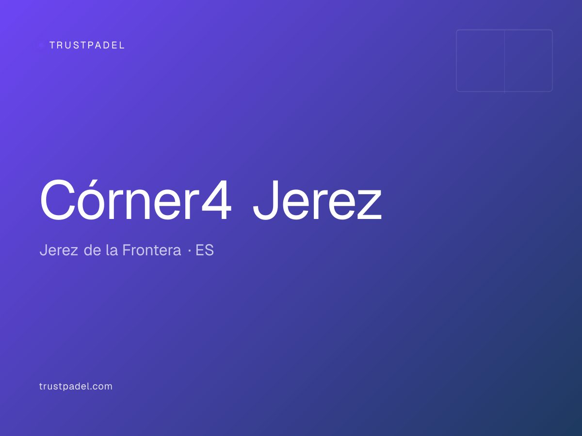 Córner4 Jerez padel club