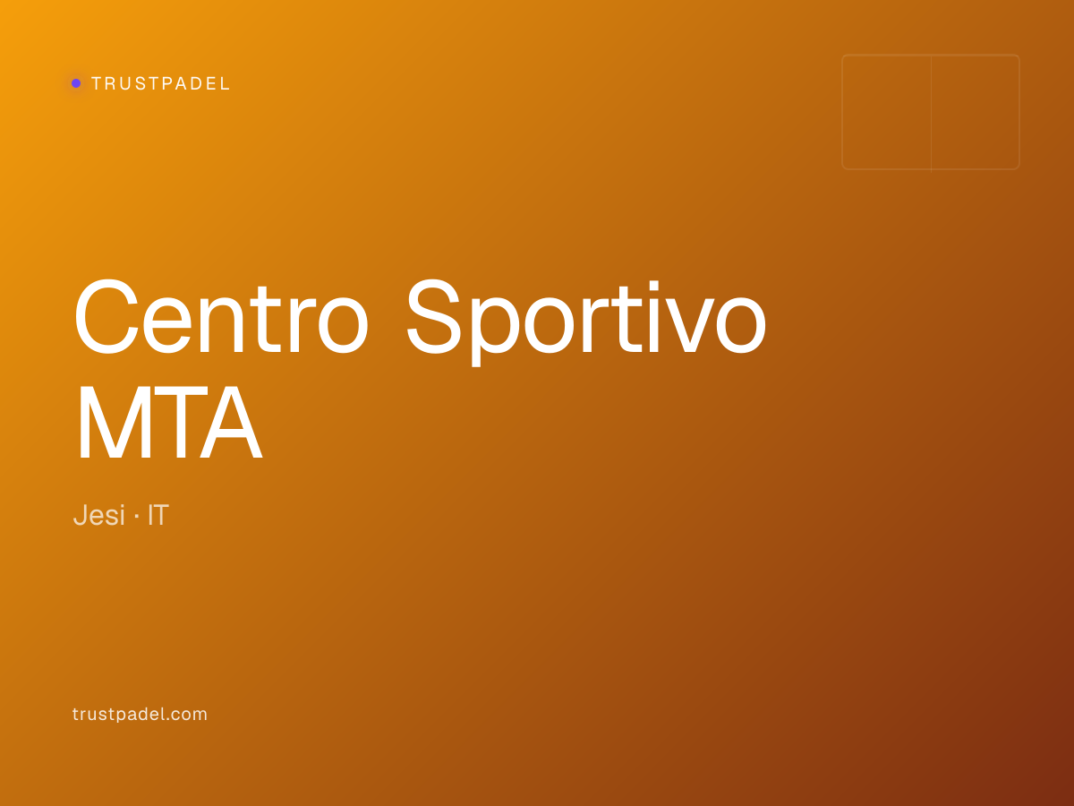 Centro Sportivo MTA padel club