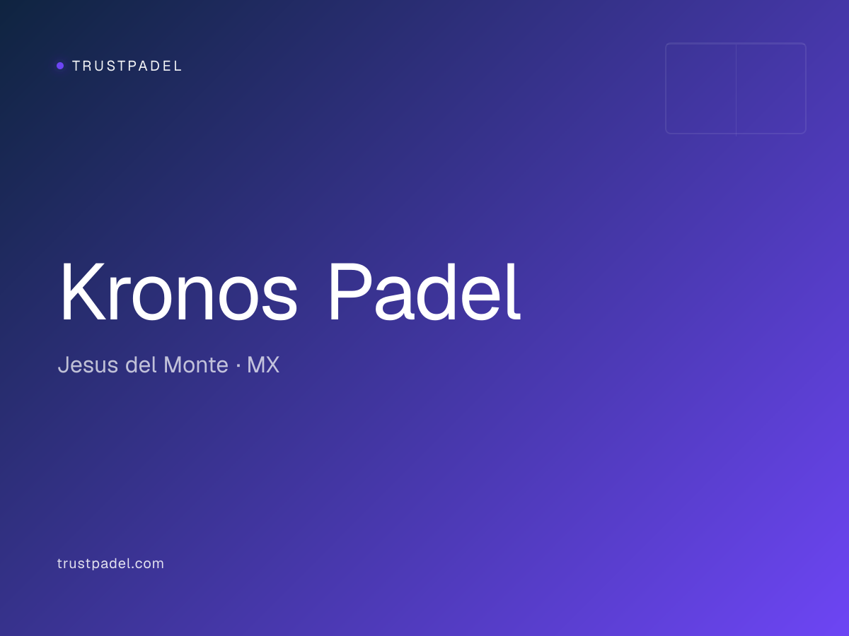 Kronos Padel padel club