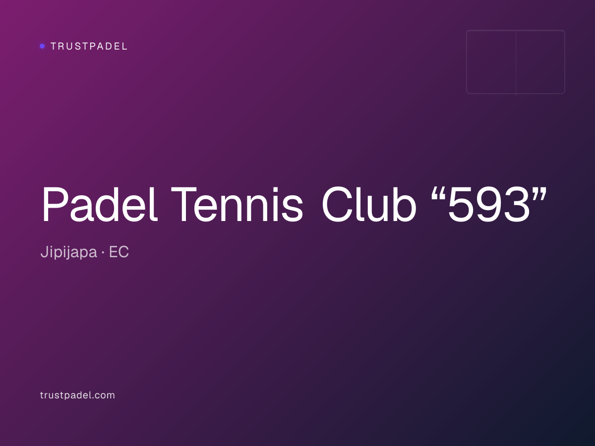 Padel Tennis Club “593” padel club
