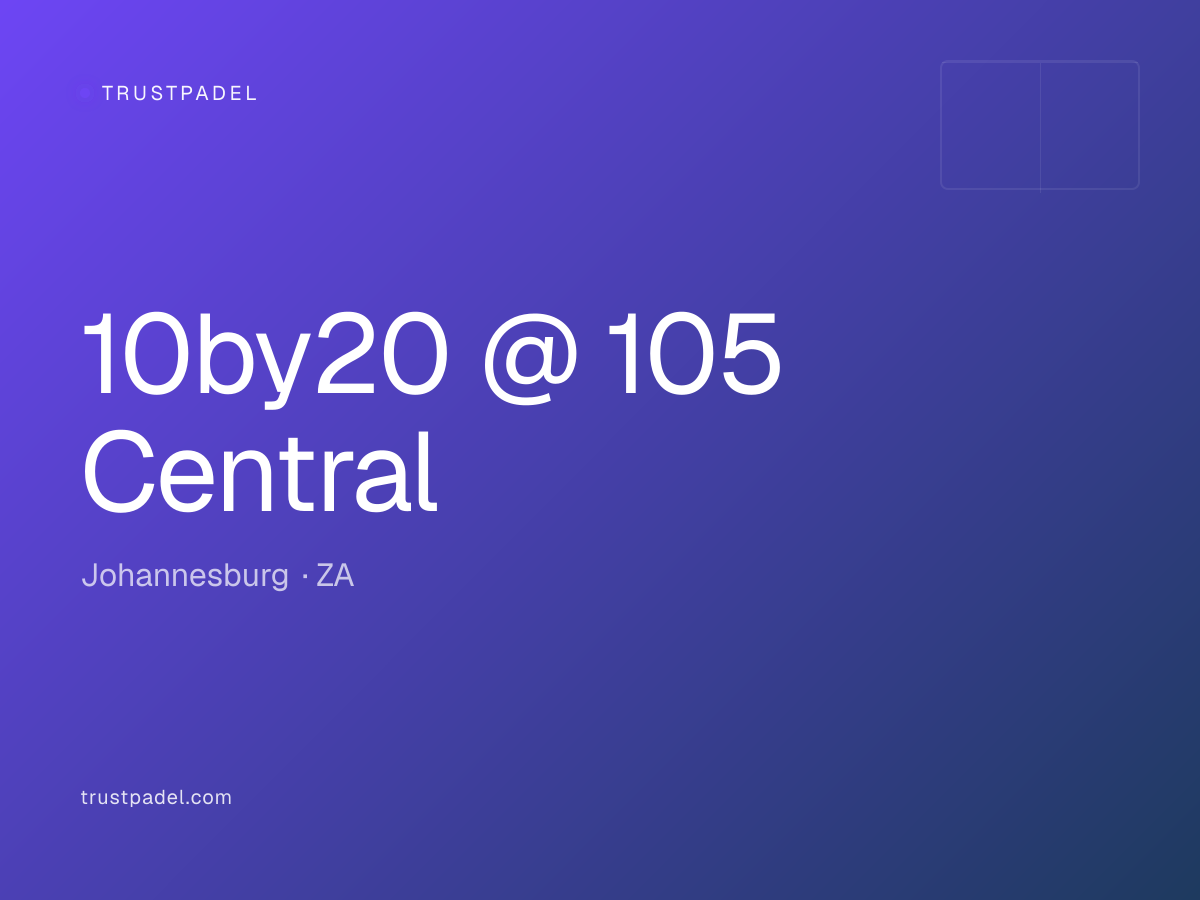 10by20 @ 105 Central padel club