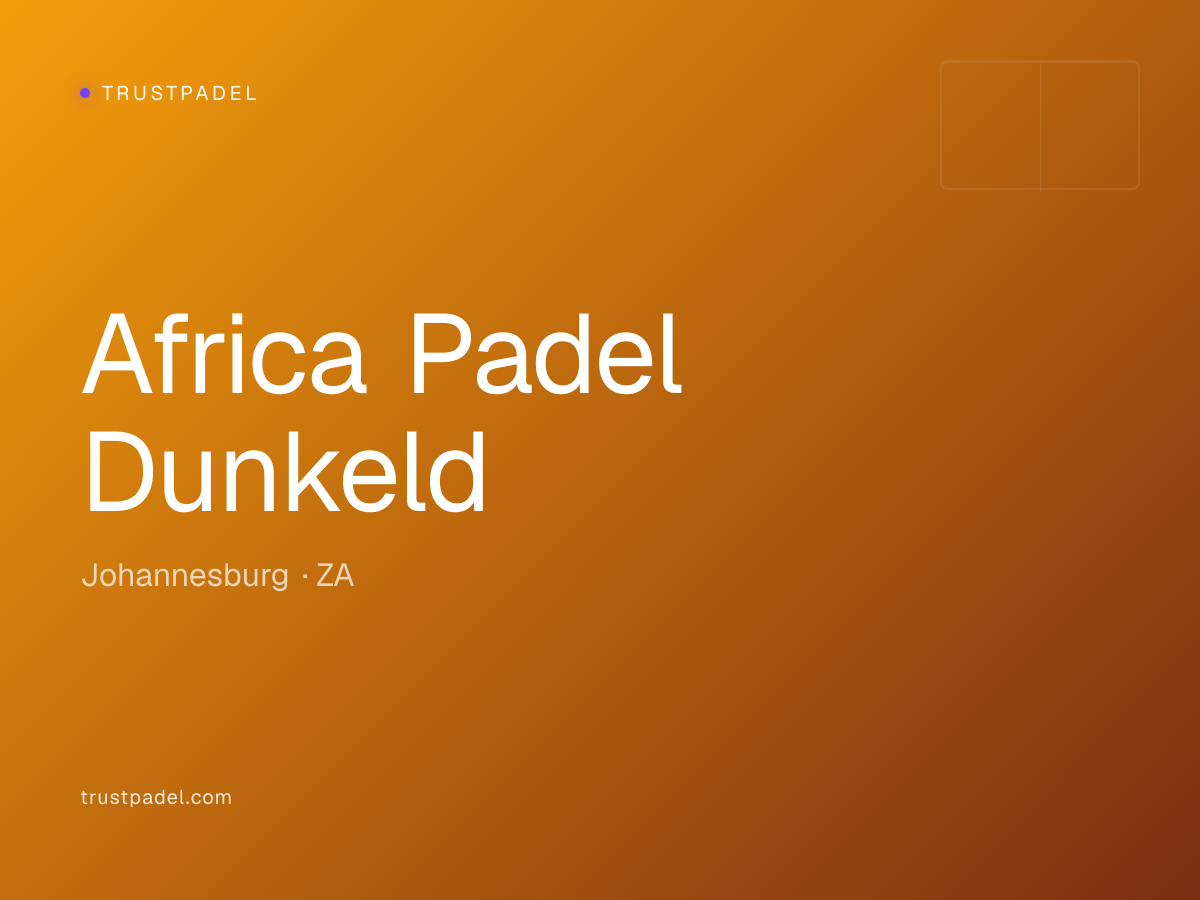 Africa Padel Dunkeld padel club