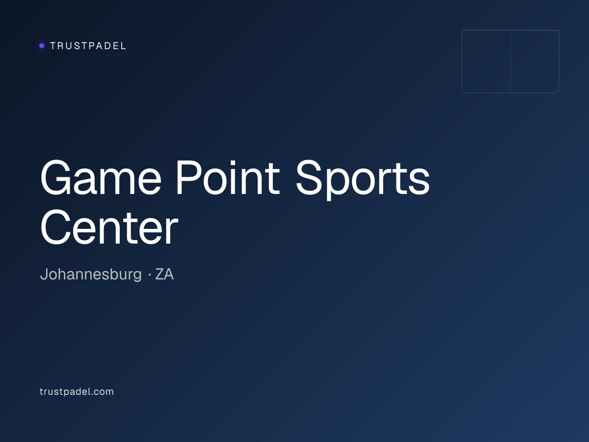 Game Point Sports Center padel club