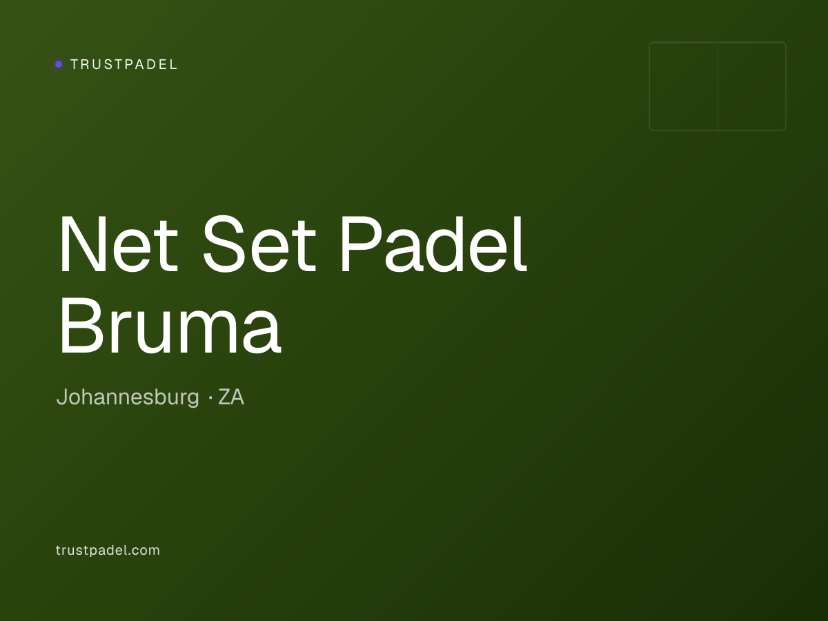 Net Set Padel Bruma padel club