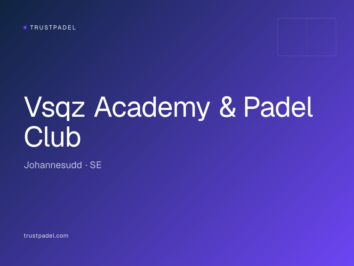 Vsqz Academy & Padel Club padel club