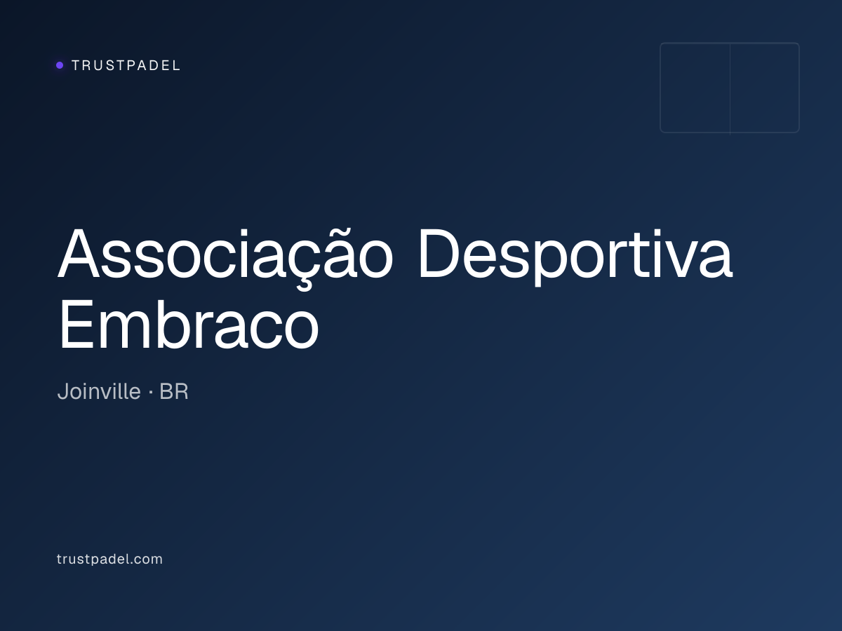 Associação Desportiva Embraco padel club