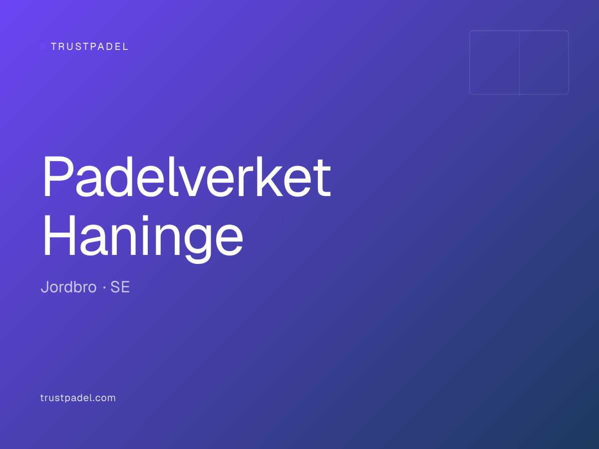 Padelverket Haninge padel club