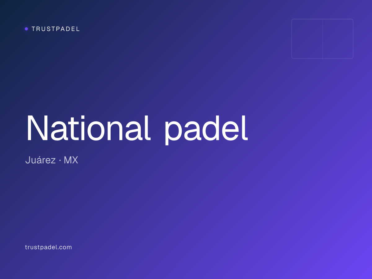 National padel padel club