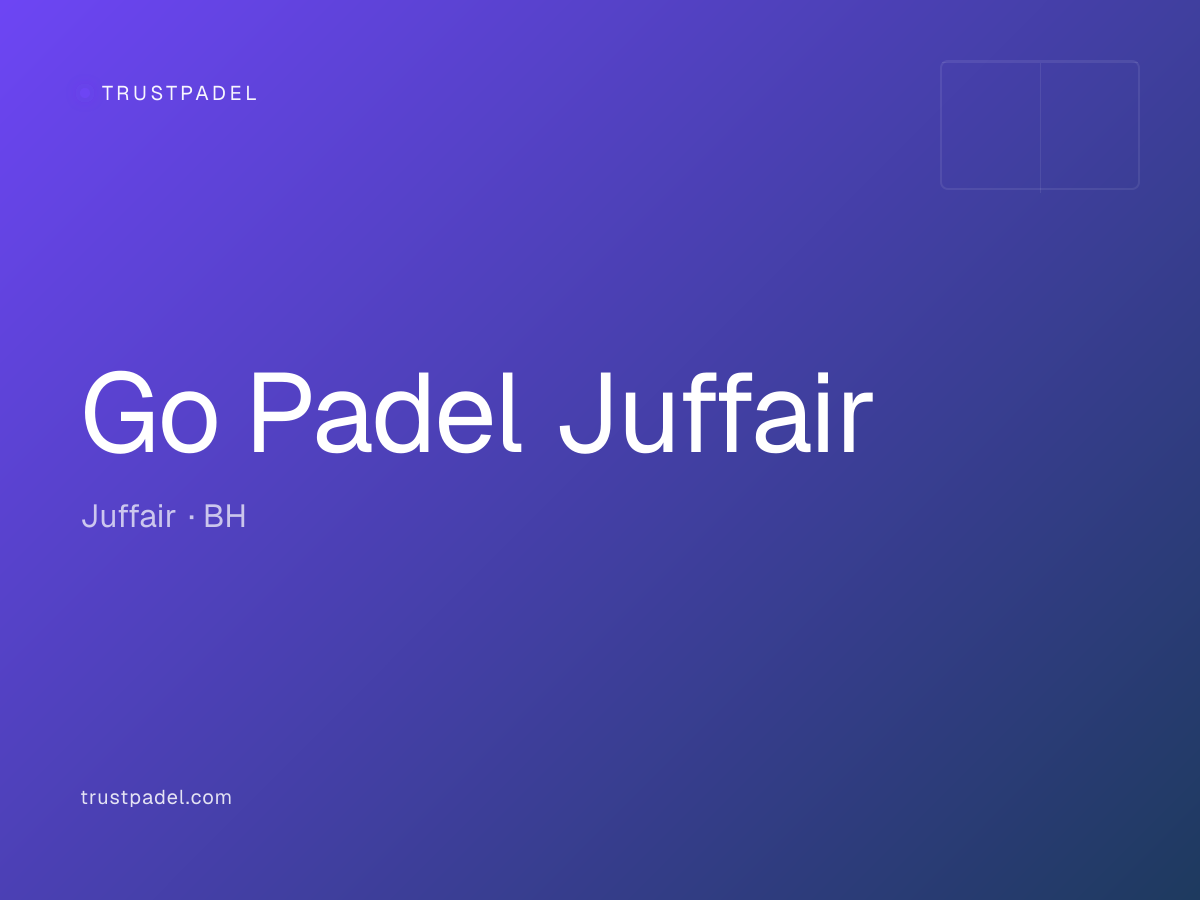 Go Padel Juffair padel club