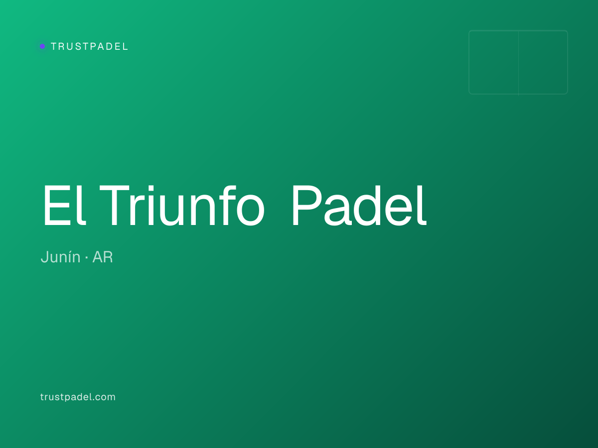 El Triunfo Padel padel club