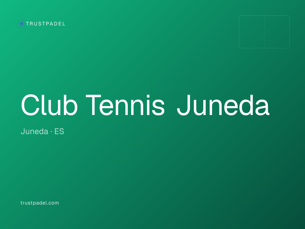 Club Tennis Juneda padel club