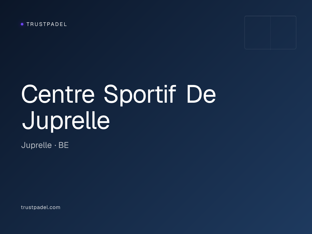 Centre Sportif De Juprelle padel club