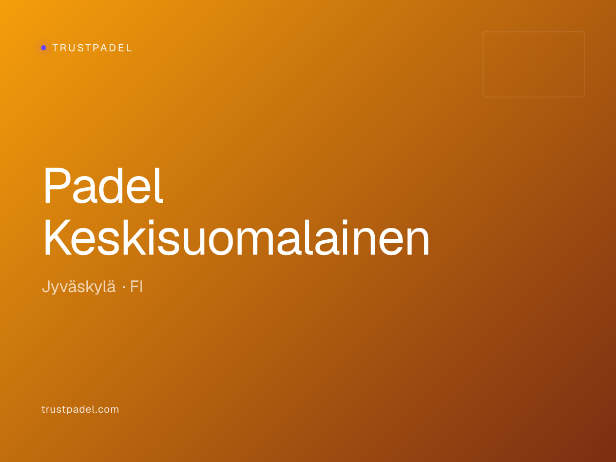 Padel Keskisuomalainen padel club