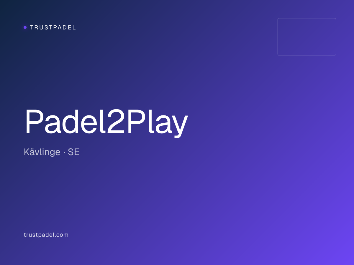 Padel2Play padel club