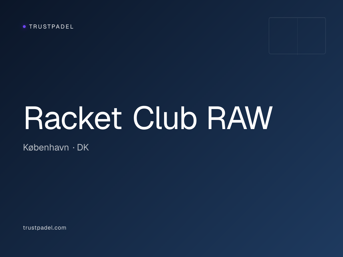Racket Club RAW padel club