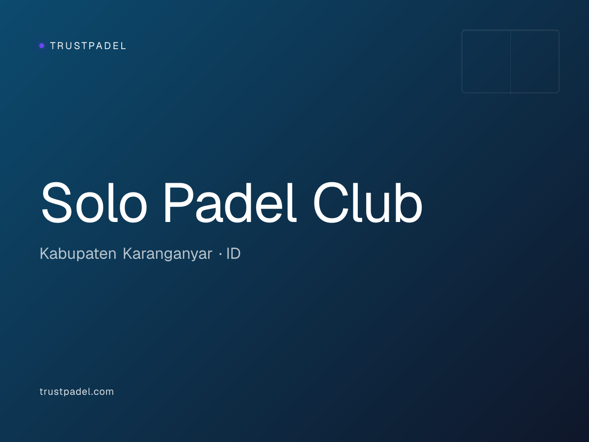 Solo Padel Club padel club