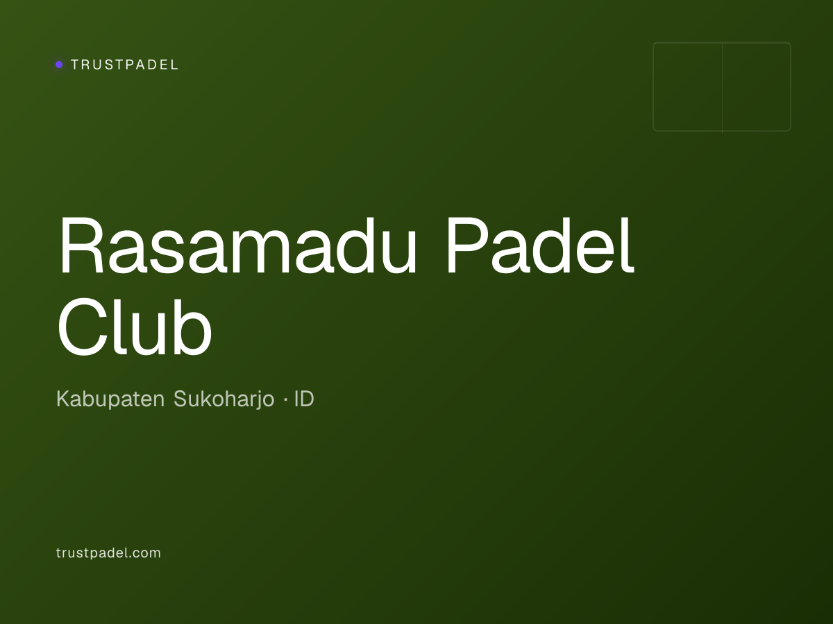 Rasamadu Padel Club padel club