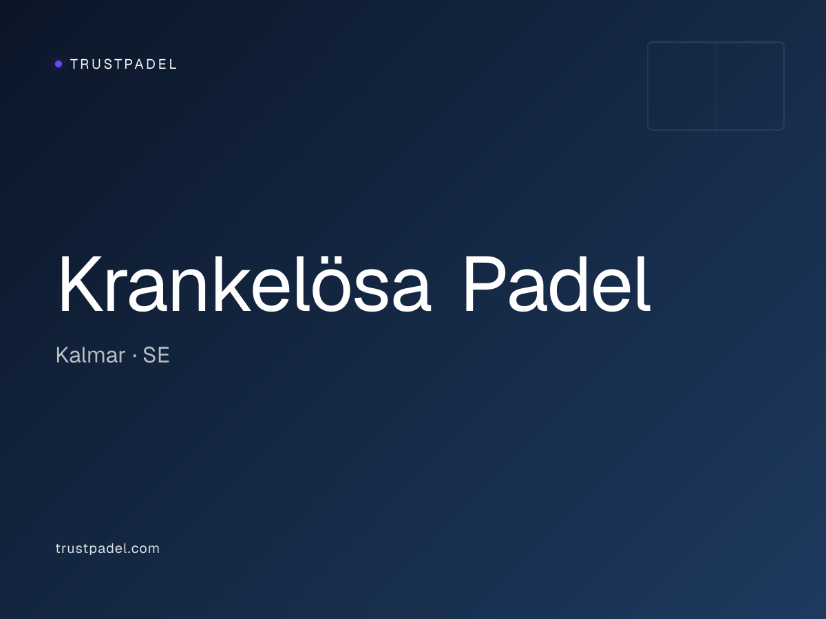 Krankelösa Padel padel club