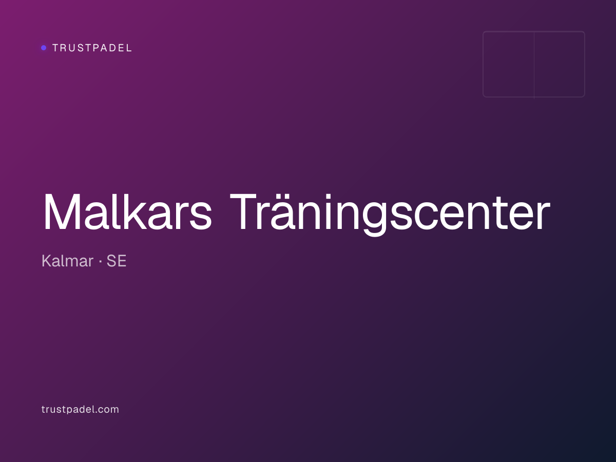 Malkars Träningscenter padel club