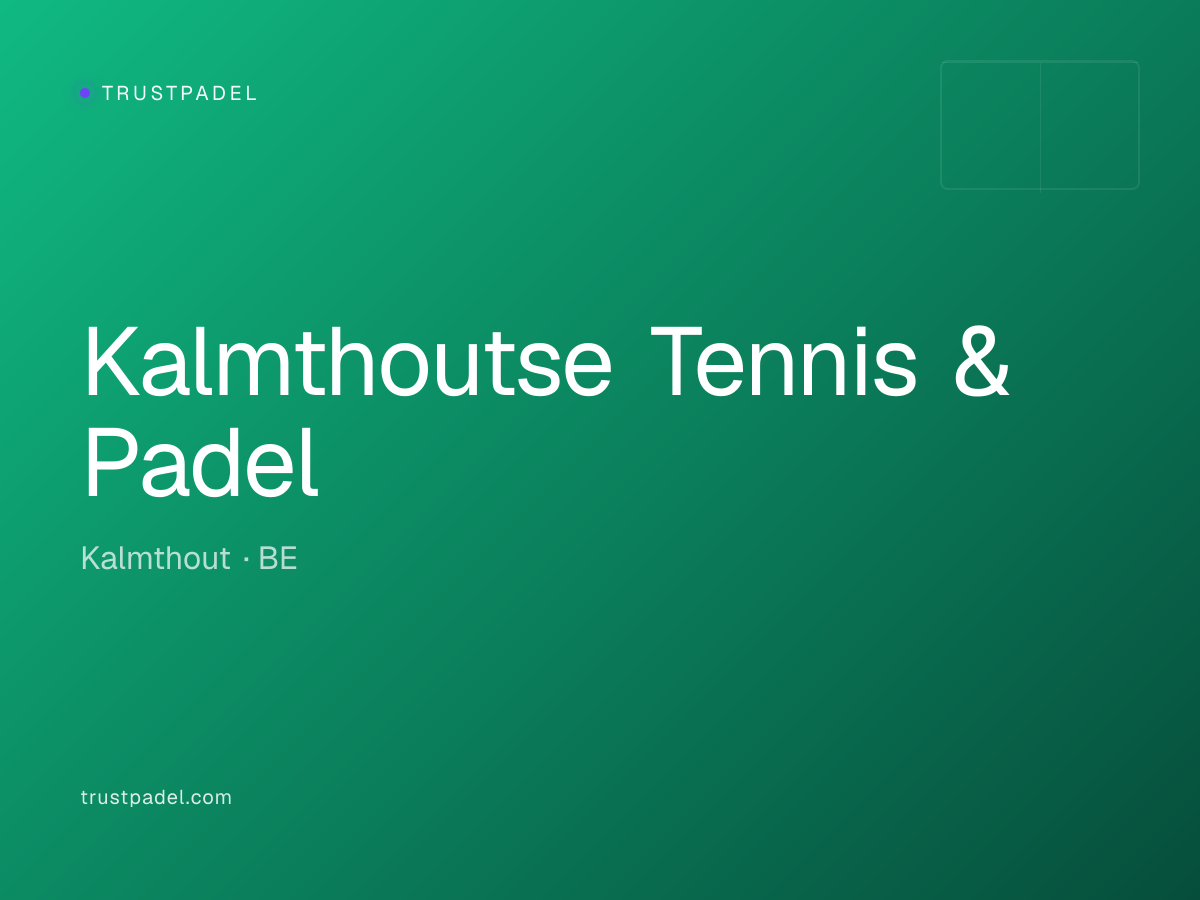 Kalmthoutse Tennis & Padel padel club