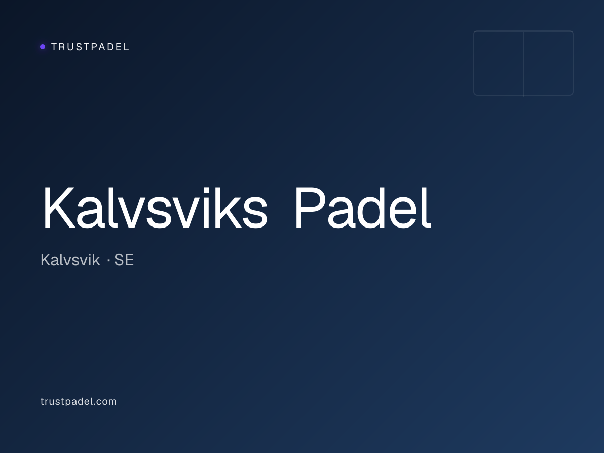 Kalvsviks Padel padel club