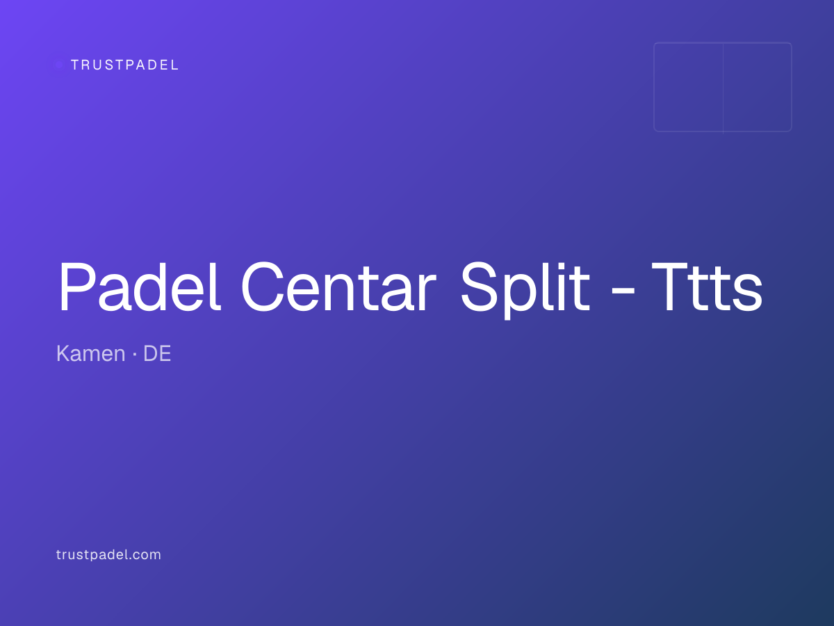 Padel Centar Split - Ttts padel club