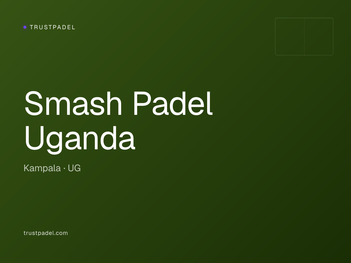 Smash Padel Uganda padel club