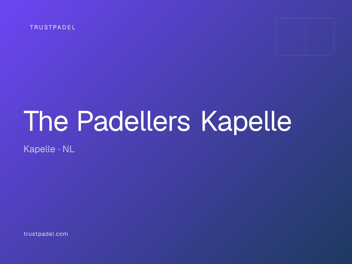 The Padellers Kapelle padel club