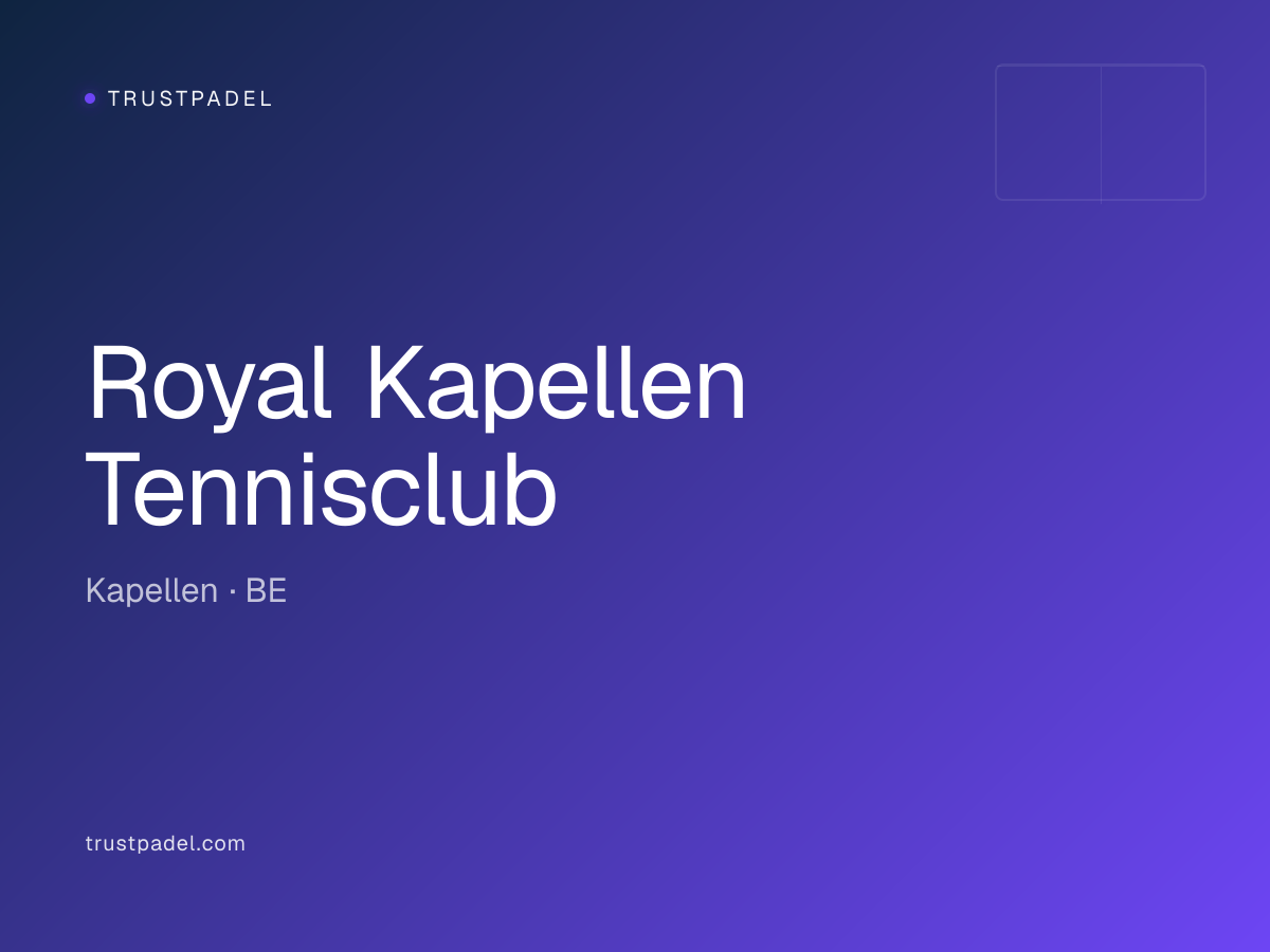 Royal Kapellen Tennisclub padel club