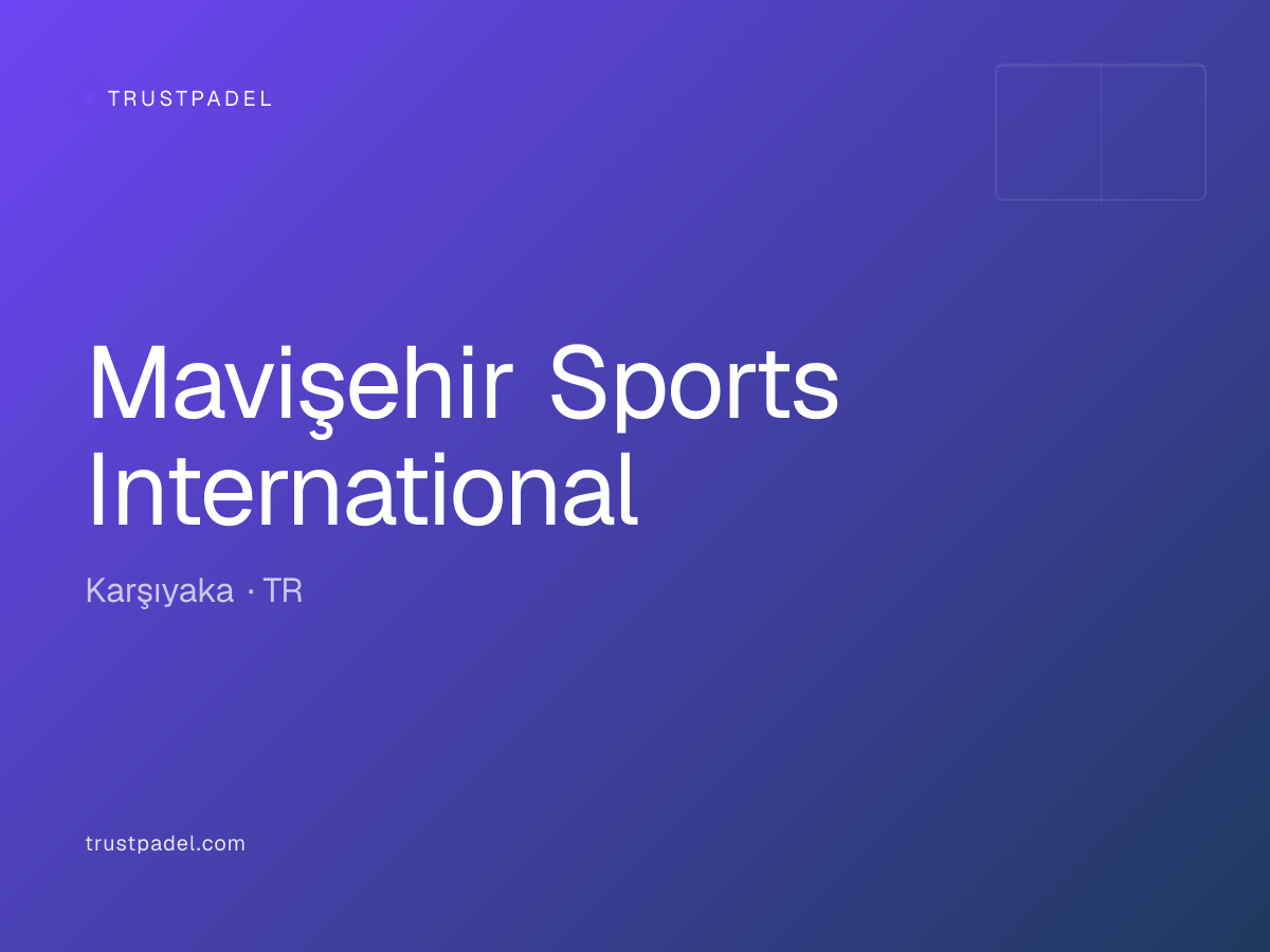 Mavişehir Sports International padel club