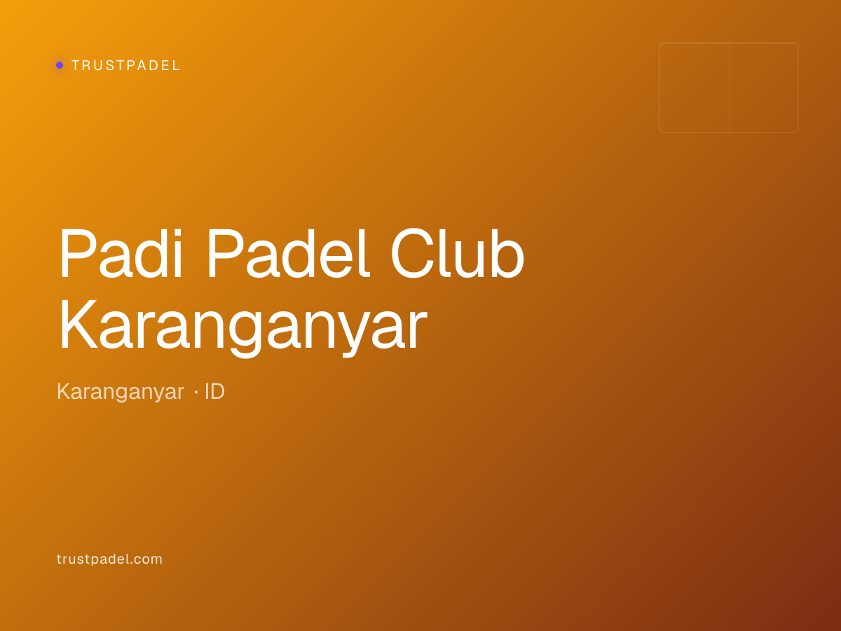 Padi Padel Club Karanganyar padel club