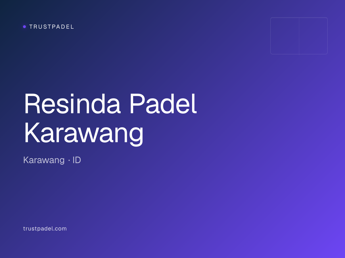 Resinda Padel Karawang padel club