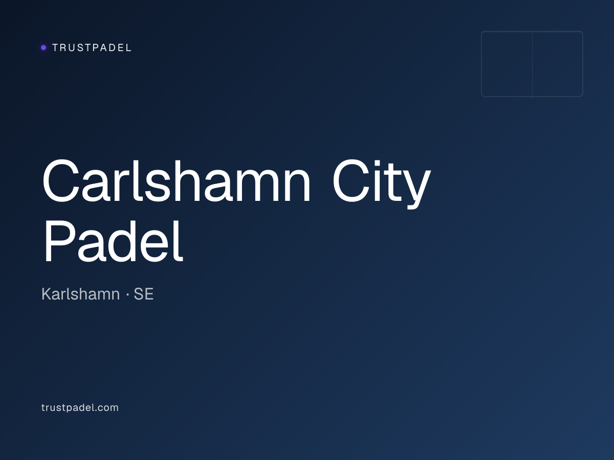 Carlshamn City Padel padel club