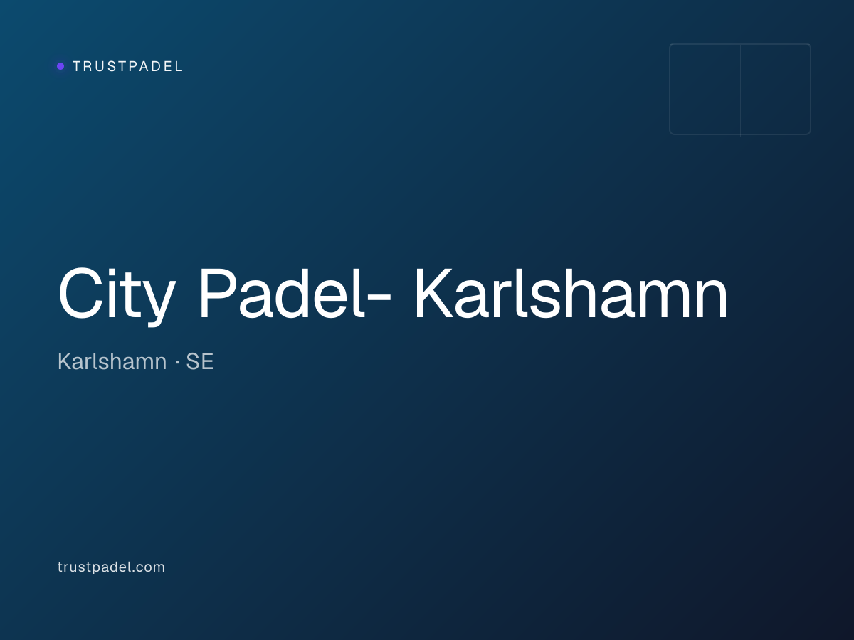 City Padel- Karlshamn padel club