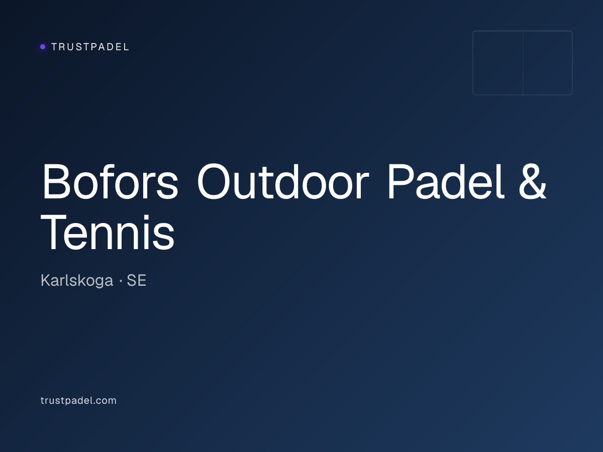 Bofors Outdoor Padel & Tennis padel club