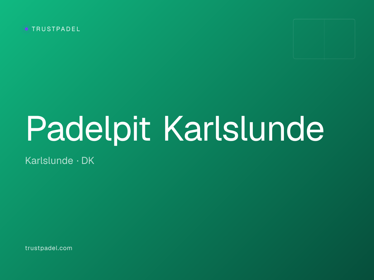 Padelpit Karlslunde padel club