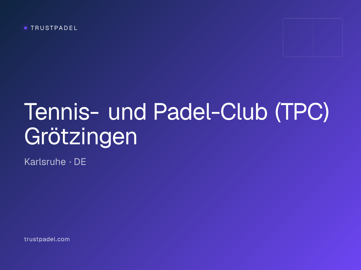 Tennis- und Padel-Club (TPC) Grötzingen padel club