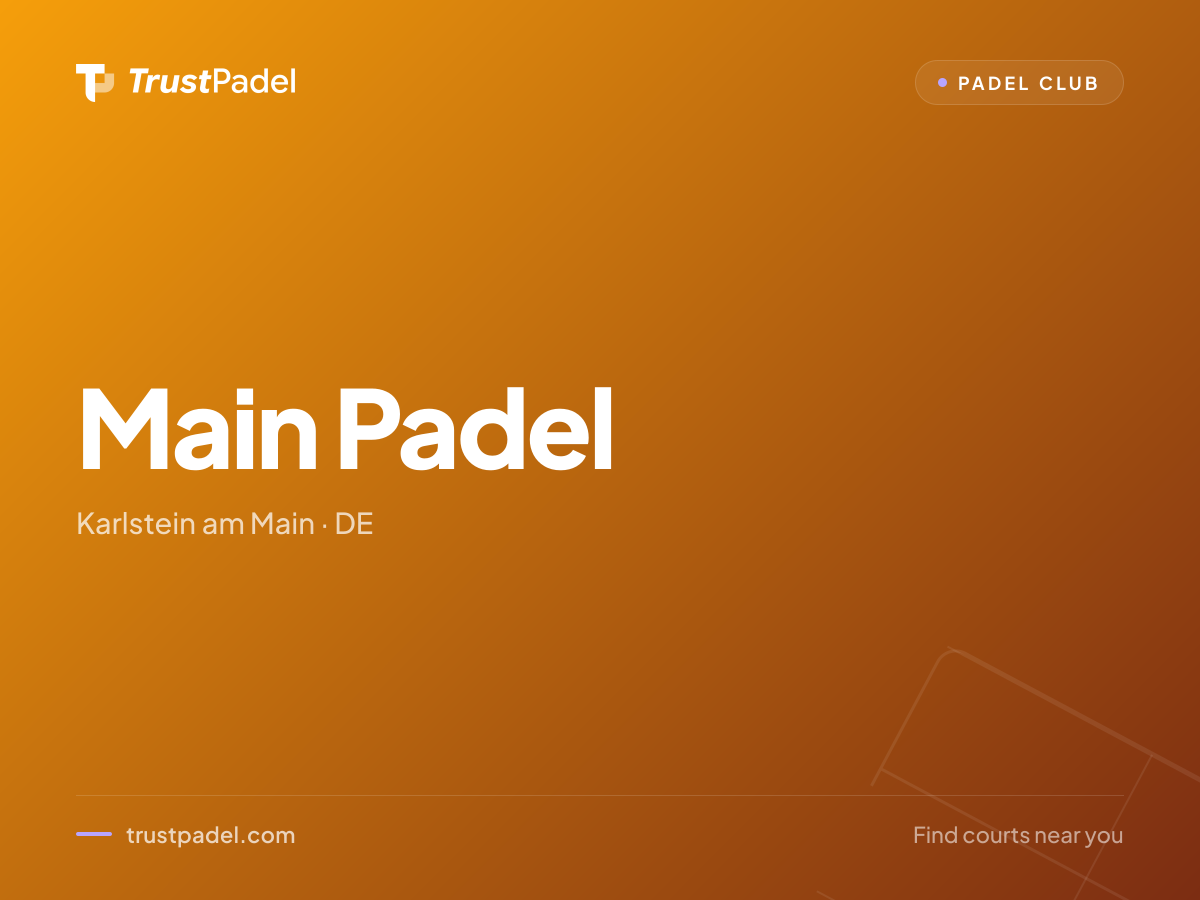 Main Padel padel club