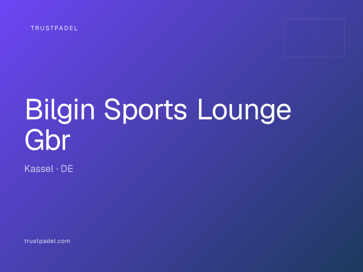 Bilgin Sports Lounge Gbr padel club