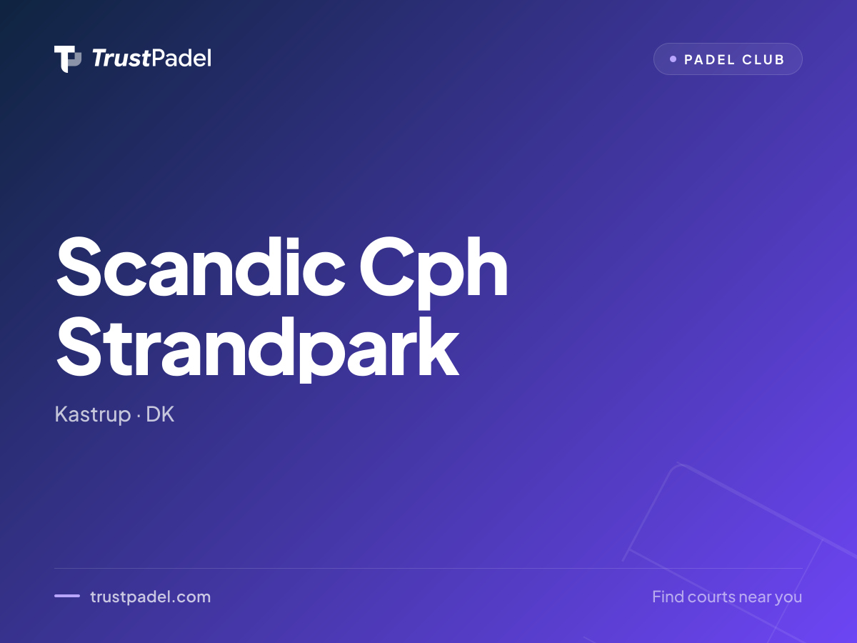 Scandic Cph Strandpark padel club