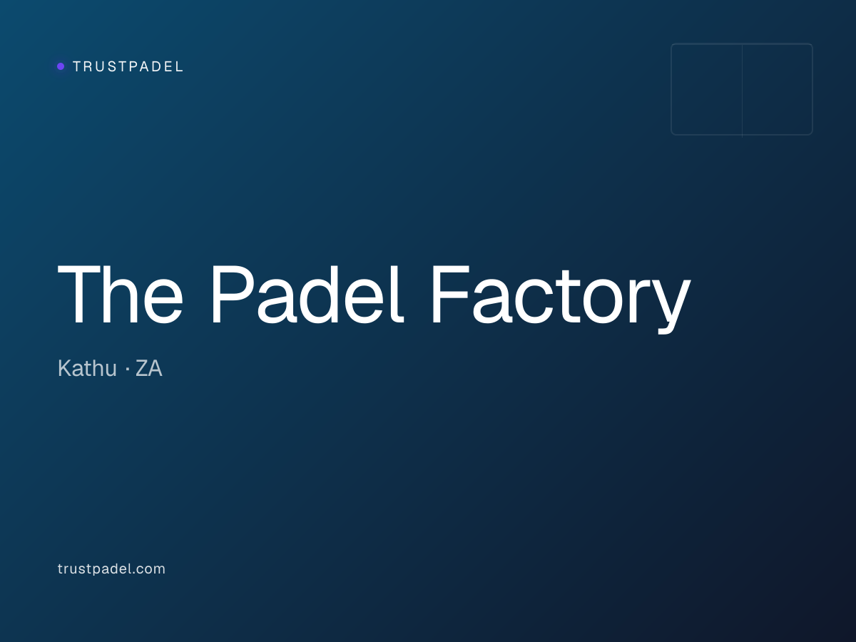 The Padel Factory padel club