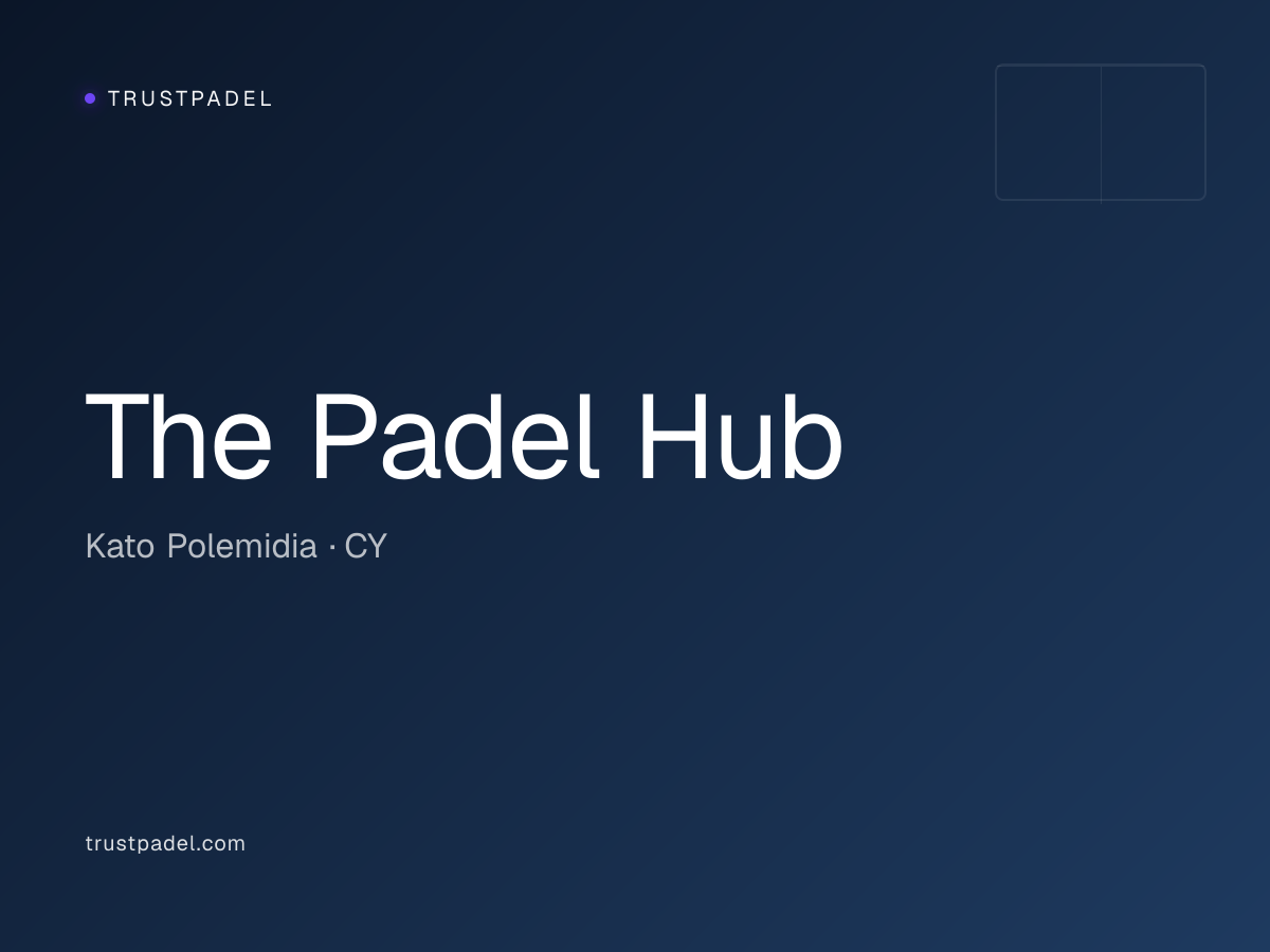 The Padel Hub padel club