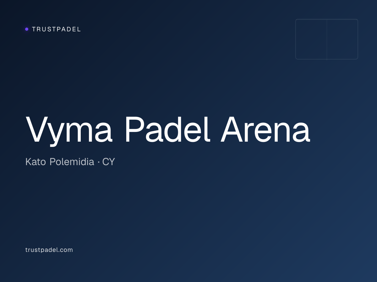Vyma Padel Arena padel club