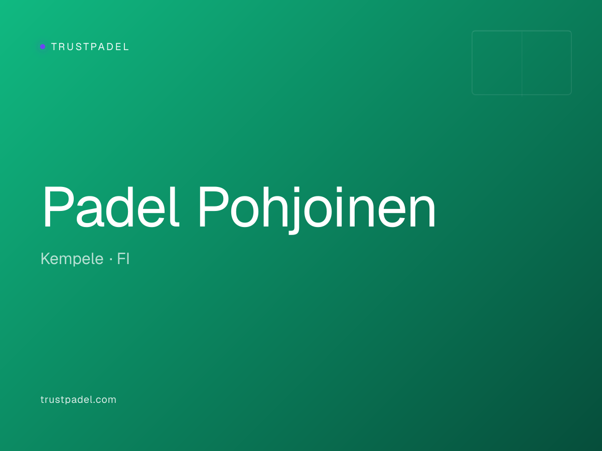 Padel Pohjoinen padel club