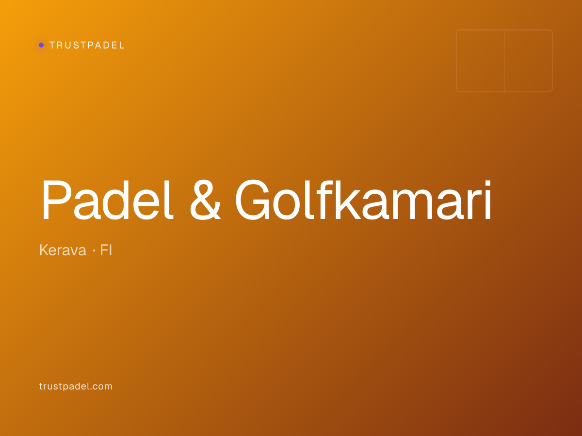 Padel & Golfkamari padel club