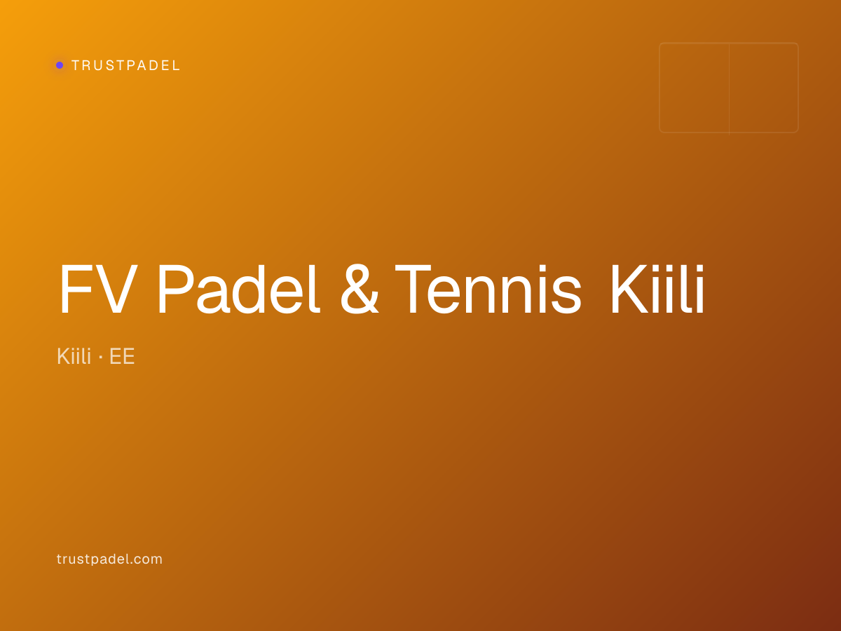 FV Padel & Tennis Kiili padel club