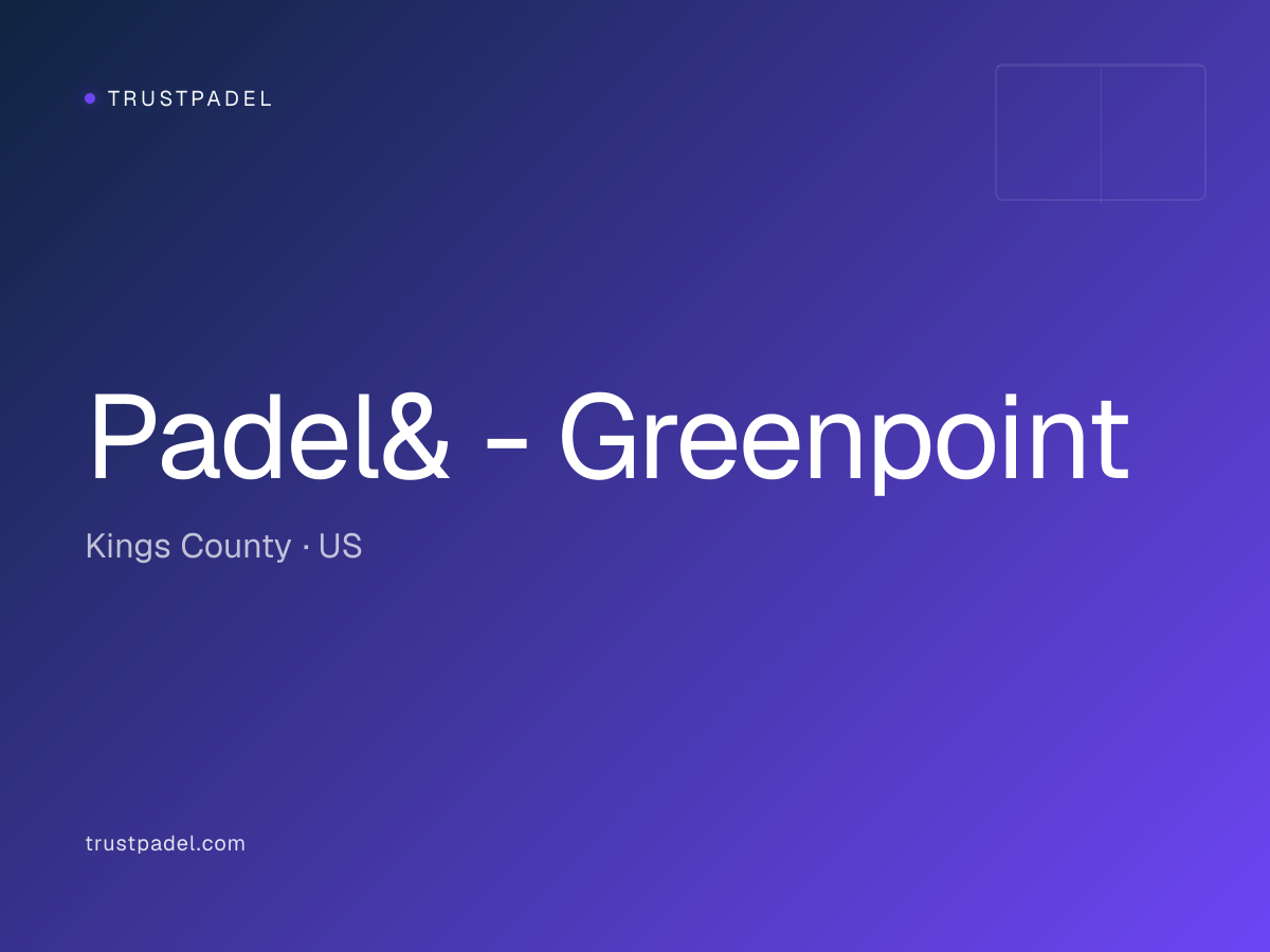 Padel& - Greenpoint padel club